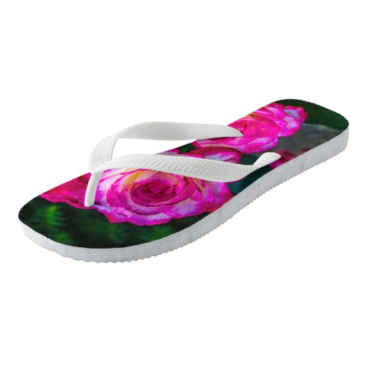 Schoonheidsrozen Teenslippers (Schuin)