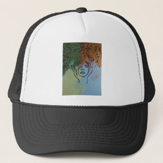 Schoonheidsrust Abstract schilderen Trucker Pet