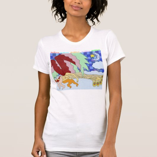 " schoonheidsrusttijd " t-shirt (Voorkant)