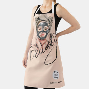 Schoonheidssalon Business Logo Schort