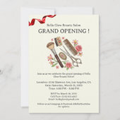Schoonheidssalon Cute Grand Opening Uitnodiging (Voorkant)