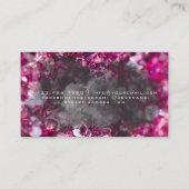 Schoonheidssalon Gezicht Abstracte Vrouw Modern Mi Visitekaartje (Achterkant)