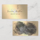 Schoonheidssalon Gezicht Abstracte Vrouw Modern Mi Visitekaartje (Voorkant / Achterkant)