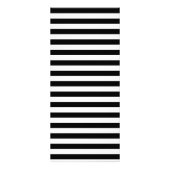 Schoonheidssalon Gold Blush Floral Stripes Prijsli Reclamekaart (Achterkant)