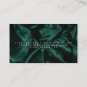 Schoonheidssalon Groene Diamanten Visitekaartje (Achterkant)