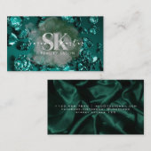 Schoonheidssalon Groene Diamanten Visitekaartje (Voorkant / Achterkant)