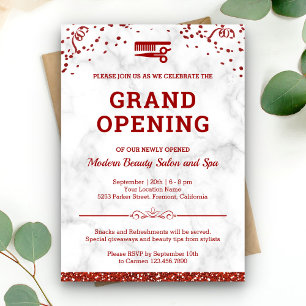 Schoonheidssalon Grootse Opening Kaart