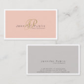 Schoonheidssalon Haar Stylist Fotograaf Zijde Luxe Visitekaartje (Voorkant / Achterkant)