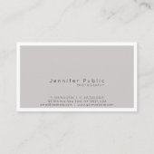 Schoonheidssalon Haar Stylist Fotograaf Zijde Luxe Visitekaartje (Achterkant)