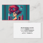 Schoonheidssalon Haarstylist Cosmetics Supplies Sh Visitekaartje (Voorkant / Achterkant)