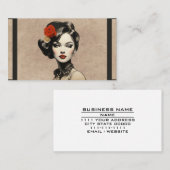  schoonheidssalon Haarstylist Parlor Cosmetics Visitekaartje (Voorkant / Achterkant)