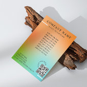 Schoonheidssalon Holografische Gradiënt Flyer