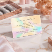  schoonheidssalon Kaart met wimpers en glamour Visitekaartje