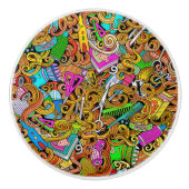 Schoonheidssalon / Kapper / Haar keramische knoppe Knop (Voorkant)