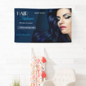 schoonheidssalon kapsel schaar kapper modern spandoek (Insitu)