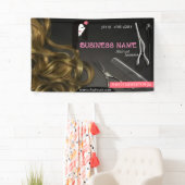 schoonheidssalon kapsel schaar kapper modern spandoek (Insitu)