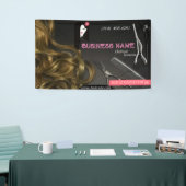schoonheidssalon kapsel schaar kapper modern spandoek (Beurs)