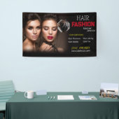 schoonheidssalon kapsel schaar kapper modern spandoek (Beurs)