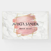 Schoonheidssalon kapsel wimpers make-up artiest wi spandoek (Horizontaal)