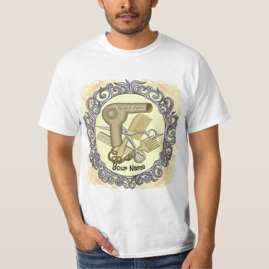 Schoonheidssalon Kapster T-Shirt (Voorkant)