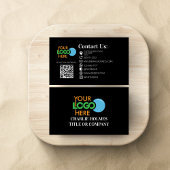 Schoonheidssalon Lash Haar Make-up QR Code Modern Visitekaartje