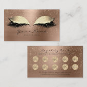 Schoonheidssalon Loyaliteit Kaart Make-up Skinny L Klantenkaartje (Voorkant / Achterkant)