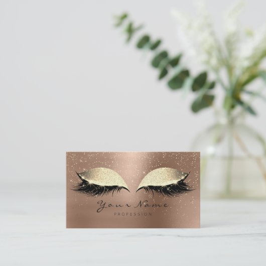 Schoonheidssalon Loyaliteit Kaart Make-up Skinny L Klantenkaartje (Staand voorkant)