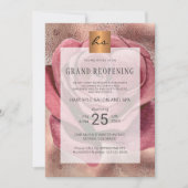 Schoonheidssalon luxe elegante veiligheid grote he kaart (Voorkant)