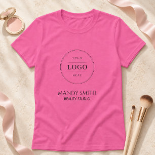 Schoonheidssalon Make-up Bedrijfslogo T-shirt