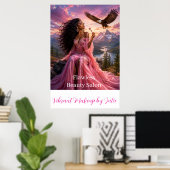 Schoonheidssalon Make-up Flawless Posters (Thuiskantoor)