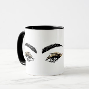 Schoonheidssalon Make-up Oogwimpers Wimpers Mok