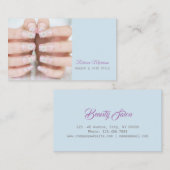Schoonheidssalon Manicure Nagelkunstenaar Visitekaartje (Voorkant / Achterkant)
