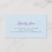 Schoonheidssalon Manicure Nagelkunstenaar Visitekaartje (Achterkant)