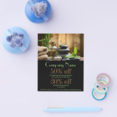 schoonheidssalon massage zen bamboo SPA Flyer (Enkel)