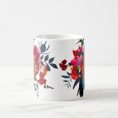 Schoonheidssalon naam glam koperen waterverf koffiemok (Center)