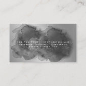 Schoonheidssalon Neon Abstract Vrouw Modern Visitekaartje (Achterkant)