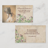 schoonheidssalon, ontwerp visitekaartjes (Voorkant / Achterkant)