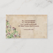 schoonheidssalon, ontwerp visitekaartjes (Achterkant)