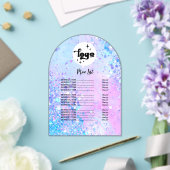 schoonheidssalon prijslijst Acryl Uitnodiging (Insitu (Huwelijk))