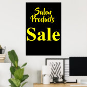 Schoonheidssalon Producten Verkoop Kapperposters Poster (Thuiskantoor)