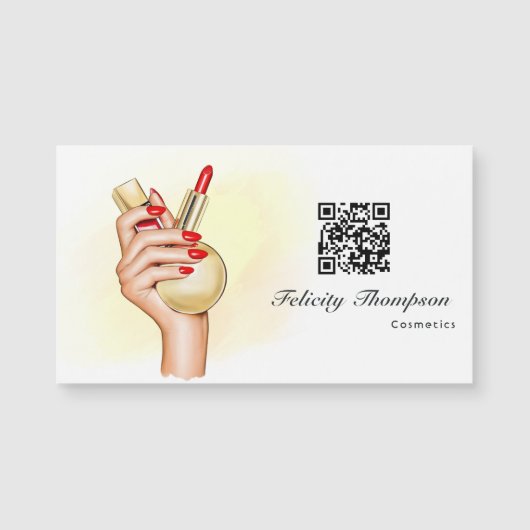 Schoonheidssalon QR Code (Voorkant)