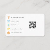Schoonheidssalon QR-code Visitekaartje (Achterkant)