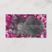 Schoonheidssalon Roze Diamanten Visitekaartje (Achterkant)