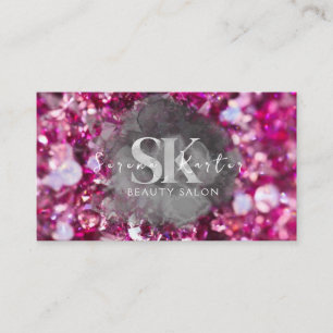Schoonheidssalon Roze Diamanten Visitekaartje