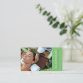 Schoonheidssalon SPA Acupressure Massage Salon Visitekaartje (Staand voorkant)