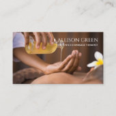 Schoonheidssalon SPA Aromatherapie Massage Salon Visitekaartje (Voorkant)