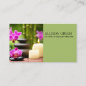 Schoonheidssalon SPA Aromatherapie Massage Salon Visitekaartje (Voorkant)
