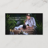 Schoonheidssalon SPA Aromatherapie Massage Salon Visitekaartje (Voorkant)