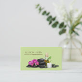 Schoonheidssalon SPA Aromatherapie Massage Salon Visitekaartje (Staand voorkant)