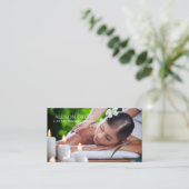Schoonheidssalon SPA Aromatherapie Massage Salon Visitekaartje (Staand voorkant)